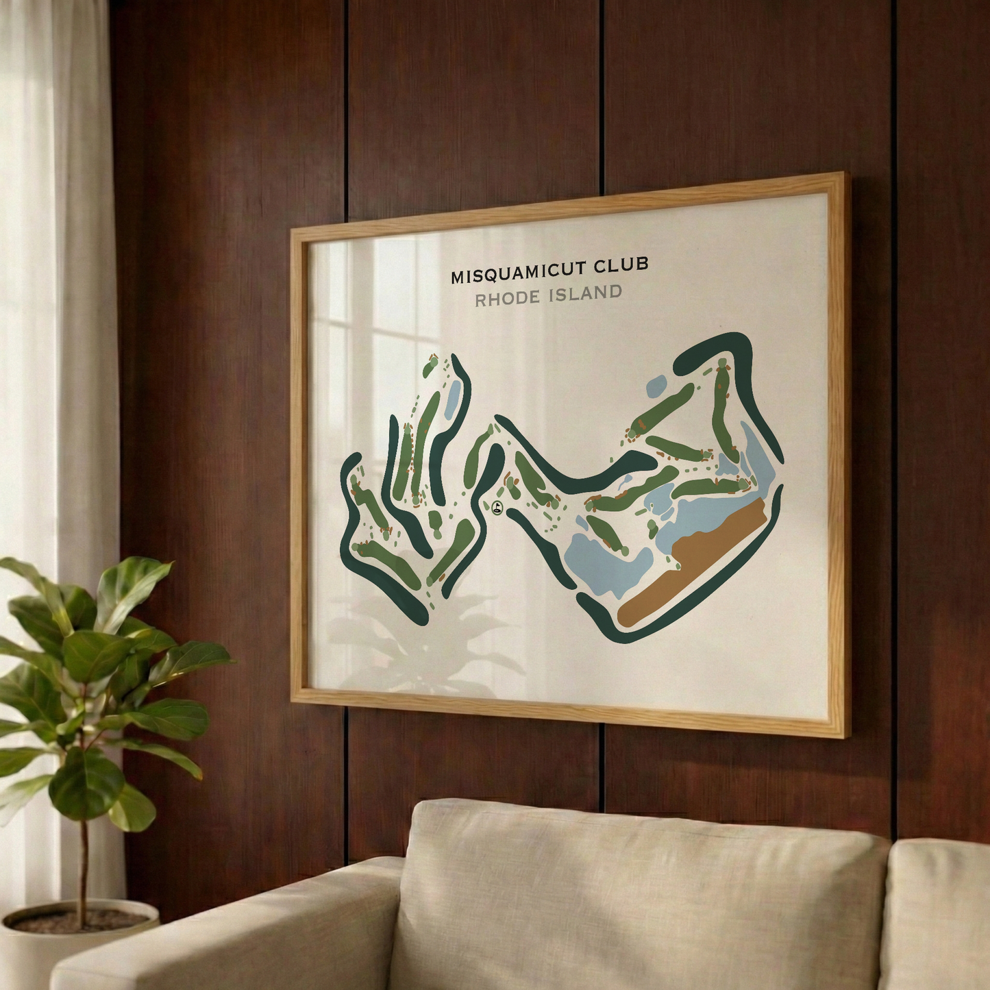Misquamicut Golf Club, Watch Hill, Rhode Island - Printed Golf Courses