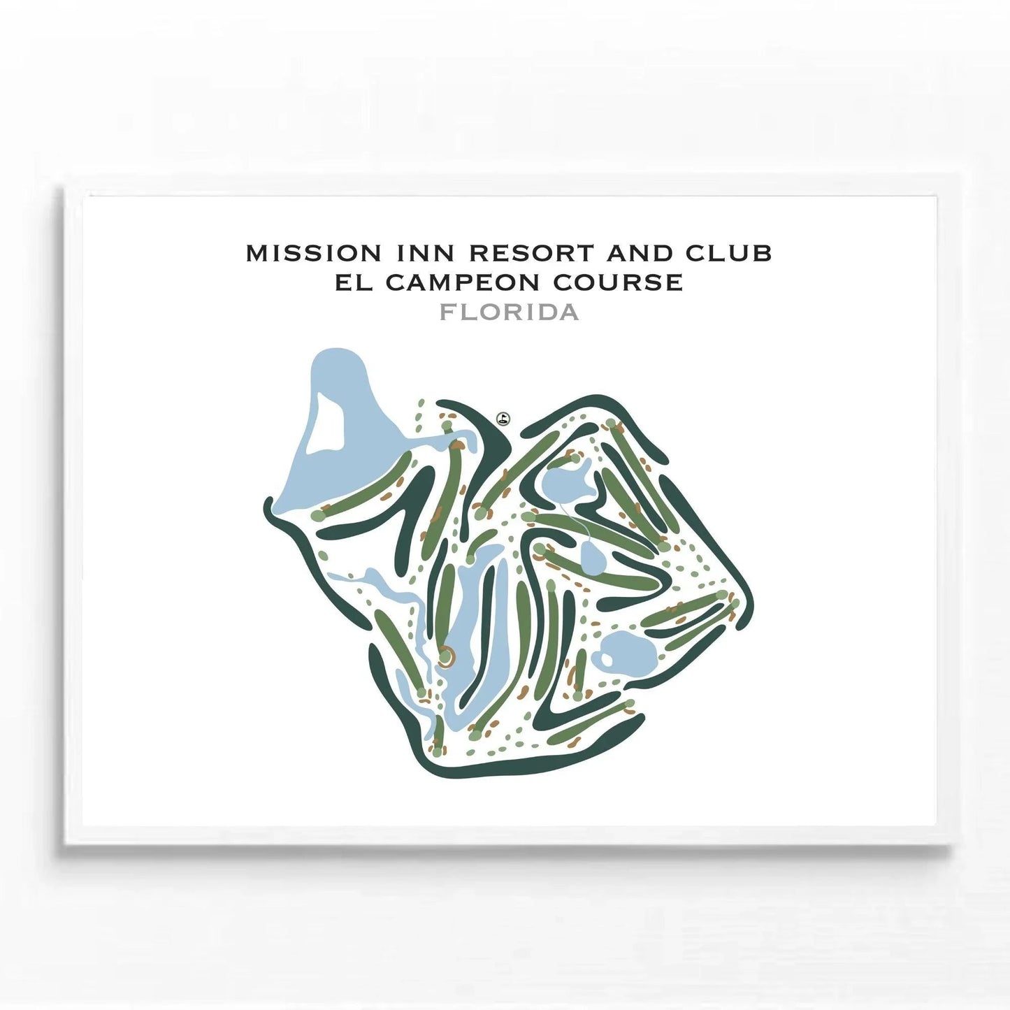 Mission Inn Resort & Club El Campeón Course, Florida - Printed Golf Courses