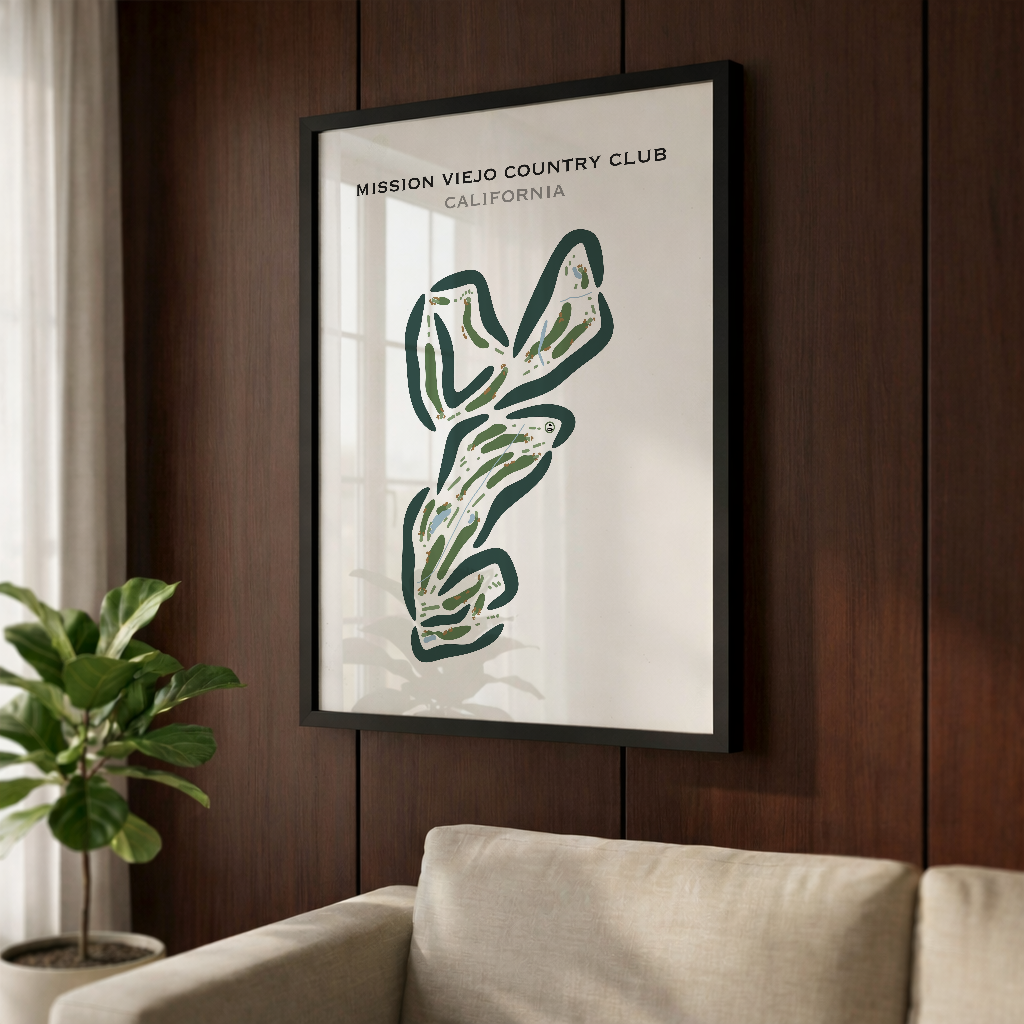 Mission Viejo Country Club, California - Printed Golf Courses