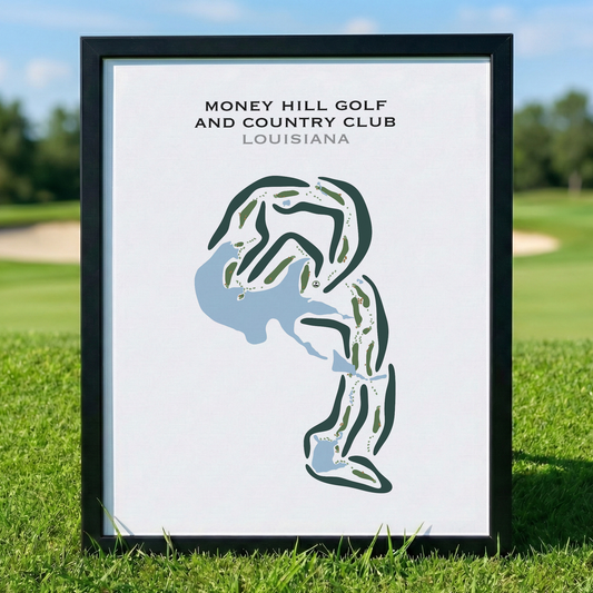 Money Hill Golf & Country Club, Louisiana - Printed Golf Course