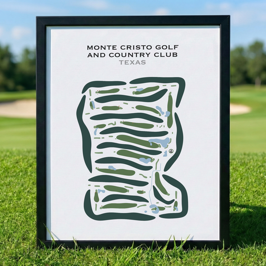 Monte Cristo Golf & Country Club, Texas - Printed Golf Courses
