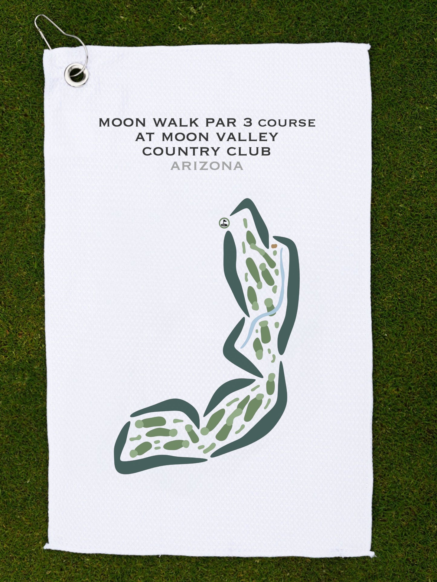 Par 3 Moon Course at Moon Valley Country Club, Arizona - Printed Golf Courses