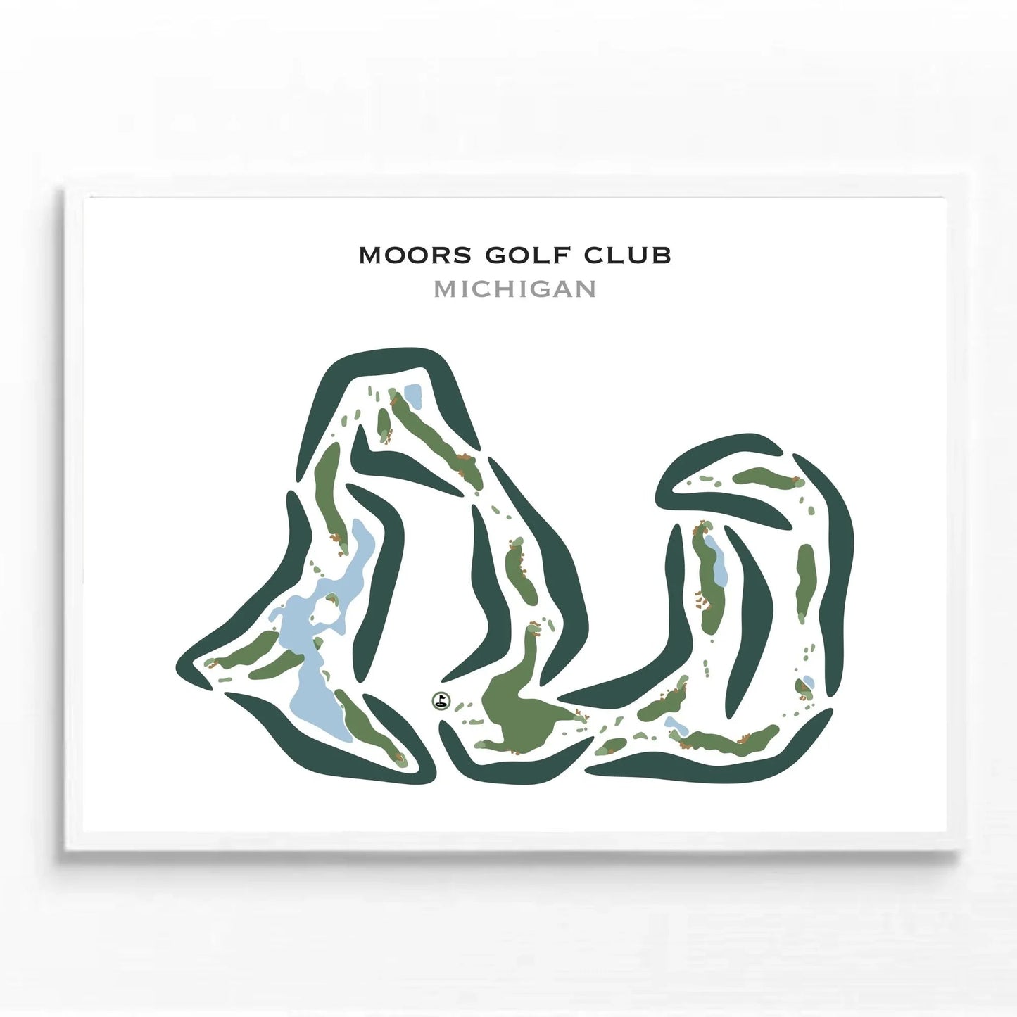 Moors Golf Club, Michigan - Printed Golf Courses