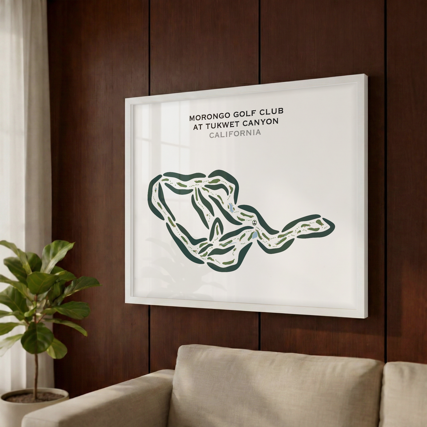Morongo Golf Club at Tukwet Canyon, California - Printed Golf Courses