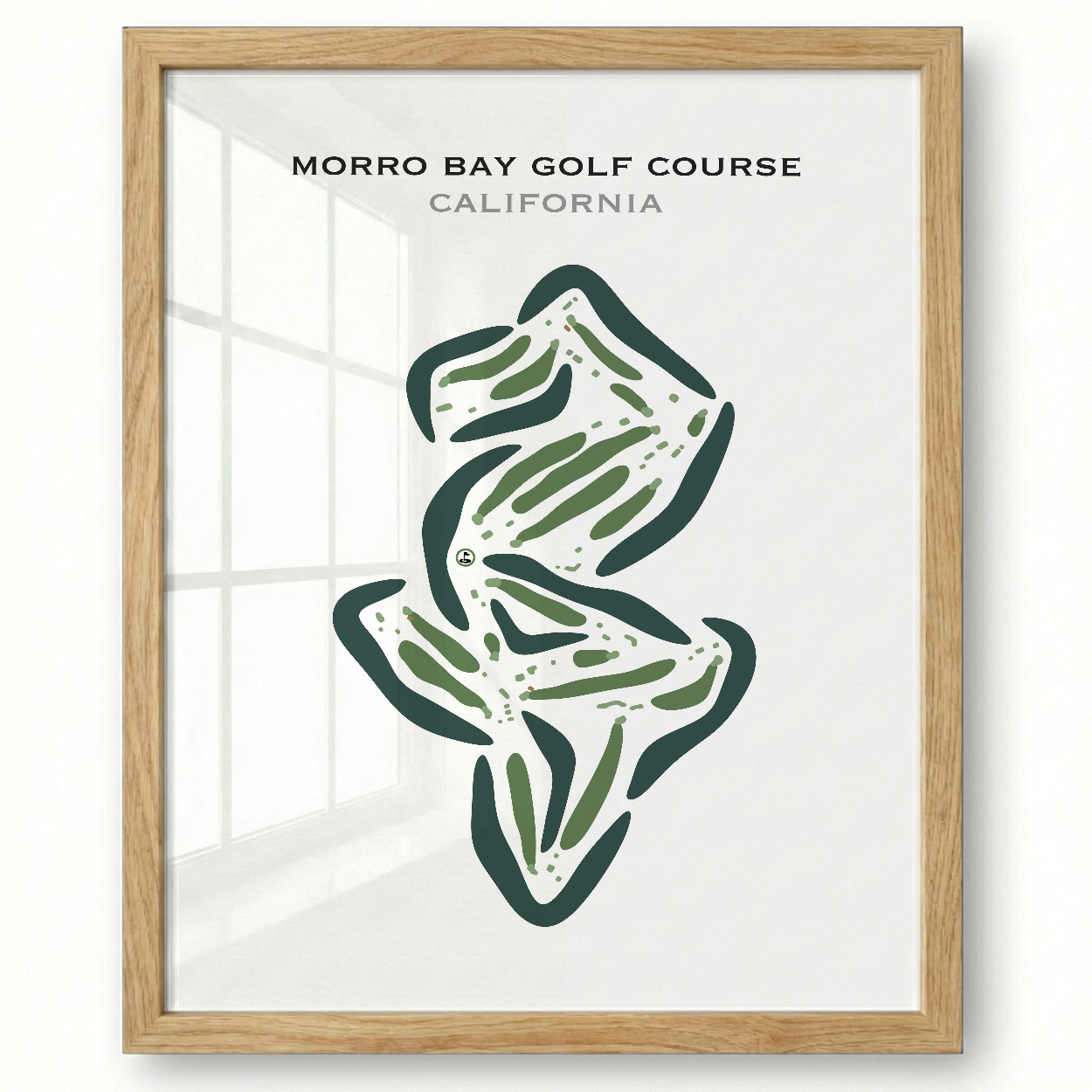Morro Bay Golf Course, California - Printed Golf Courses