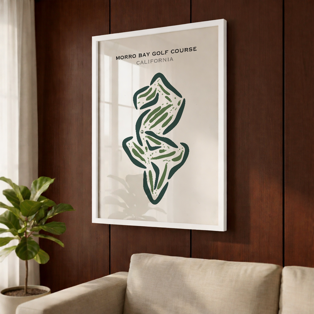 Morro Bay Golf Course, California - Printed Golf Courses
