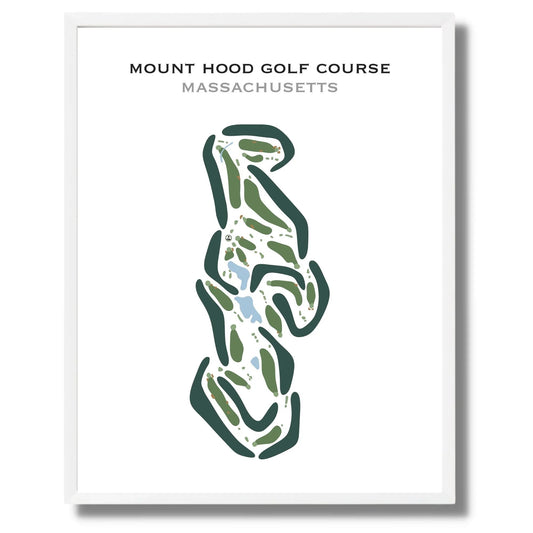 Mount Hood Golf Course, Massachusetts - Printed Golf Courses