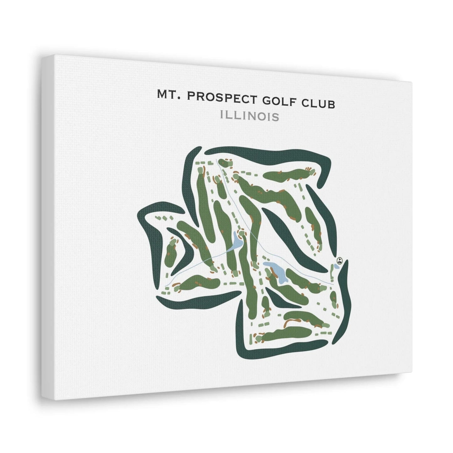Mt. Prospect Golf Course, Illinois - Printed Golf Courses