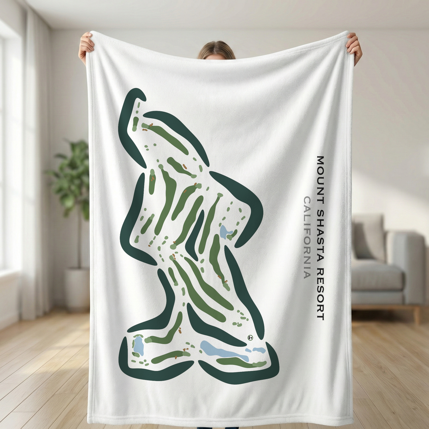 Mount Shasta Resort, California - Printed Golf Course
