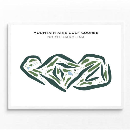 Mountain Aire Golf Course, North Carolina - Printed Golf Courses