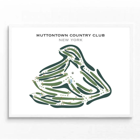 Muttontown Country Club, New York - Printed Golf Courses