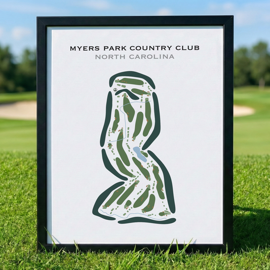 Myers Park Country Club, North Carolina - Printed Golf Courses