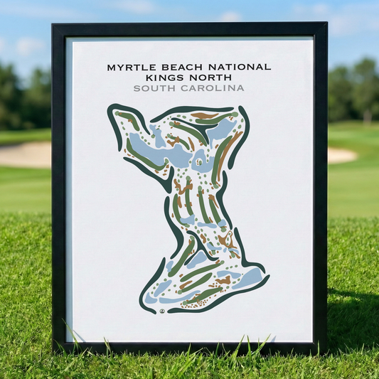 Myrtle Beach National Kings North, South Carolina - Printed Golf Courses