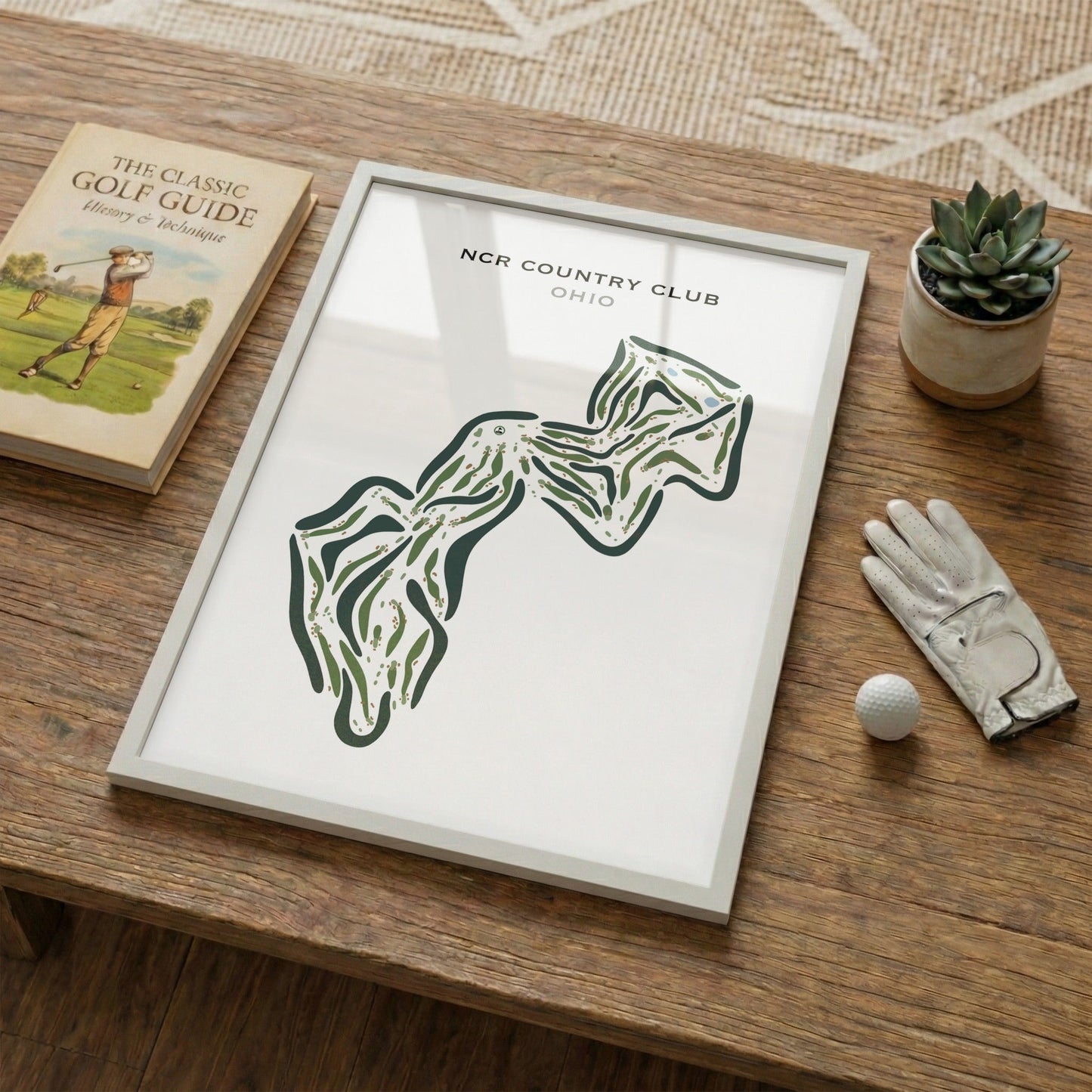 NCR Country Club, Ohio - Printed Golf Courses