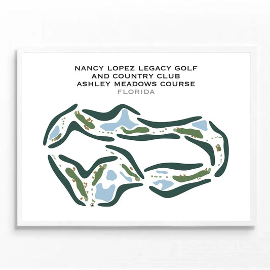 Nancy Lopez Legacy Golf And Country Club, Ashley Meadows Course, Florida - Printed Golf Course
