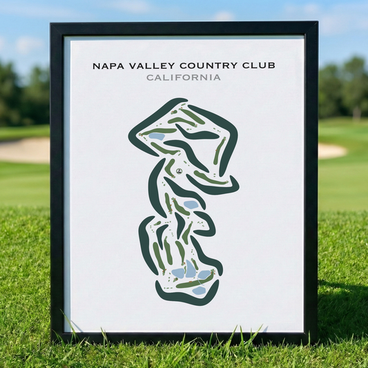 Napa Valley Country Club, California - Printed Golf Courses