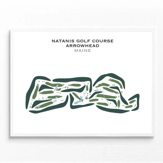 Natanis Golf Course, Maine - Printed Golf Courses