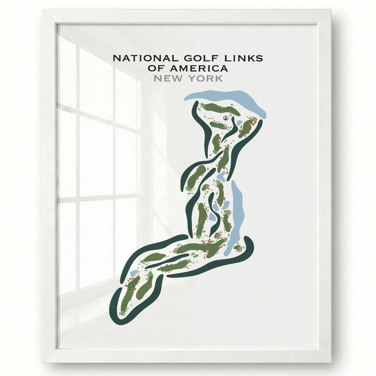 National Golf Links of America, New York - Printed Golf Courses
