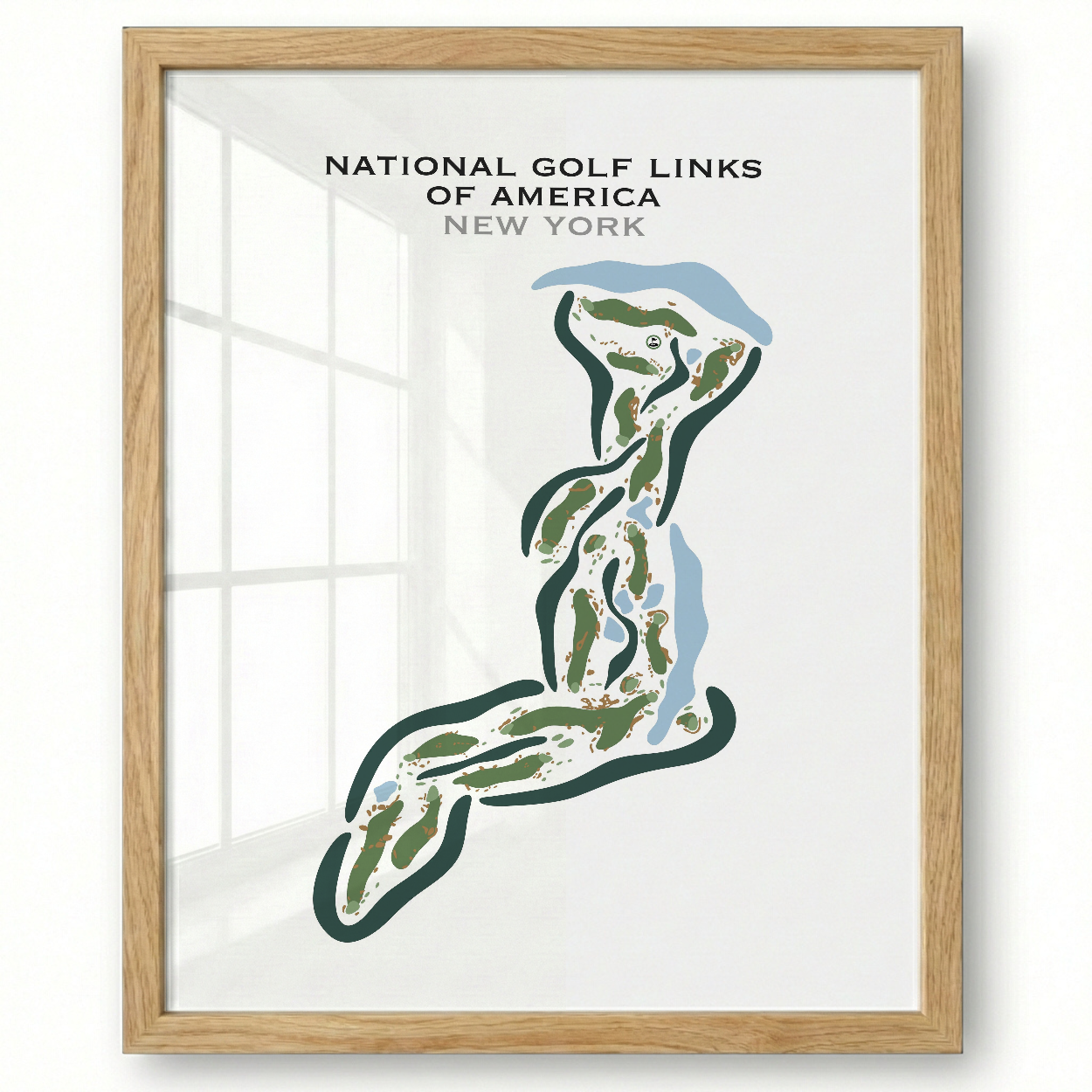 National Golf Links of America, New York - Printed Golf Courses