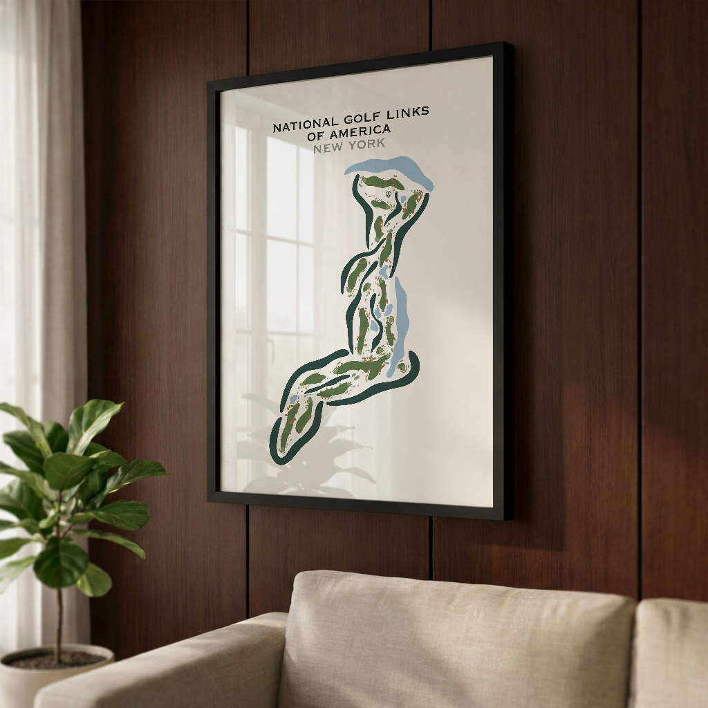 National Golf Links of America, New York - Printed Golf Courses