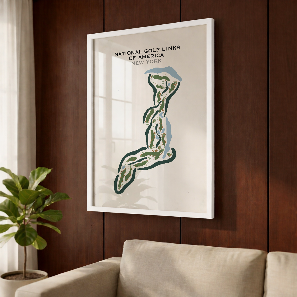 National Golf Links of America, New York - Printed Golf Courses