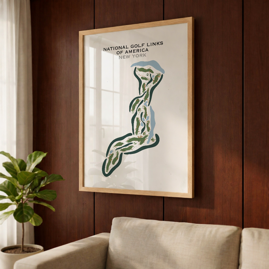 National Golf Links of America, New York - Printed Golf Courses