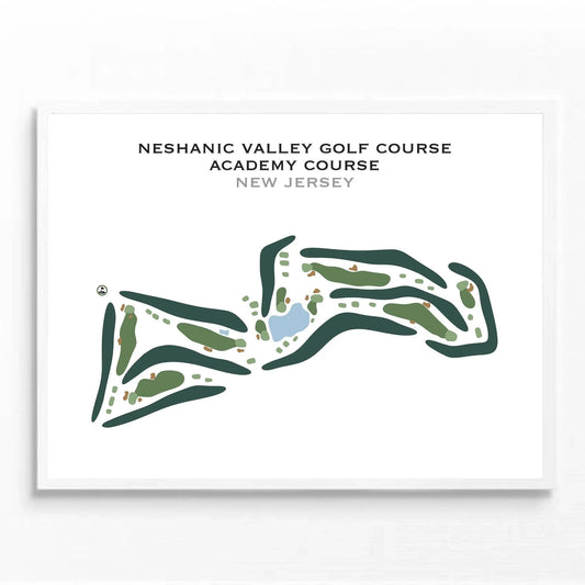 Neshanic Valley Golf Course, Academy Course, New Jersey - Printed Golf Course