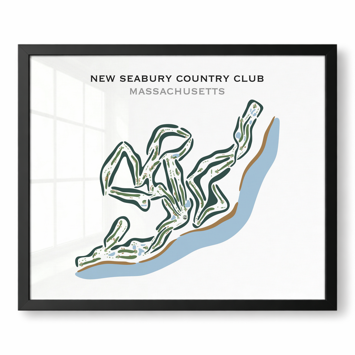 New Seabury Country Club, Massachusetts - Printed Golf Courses