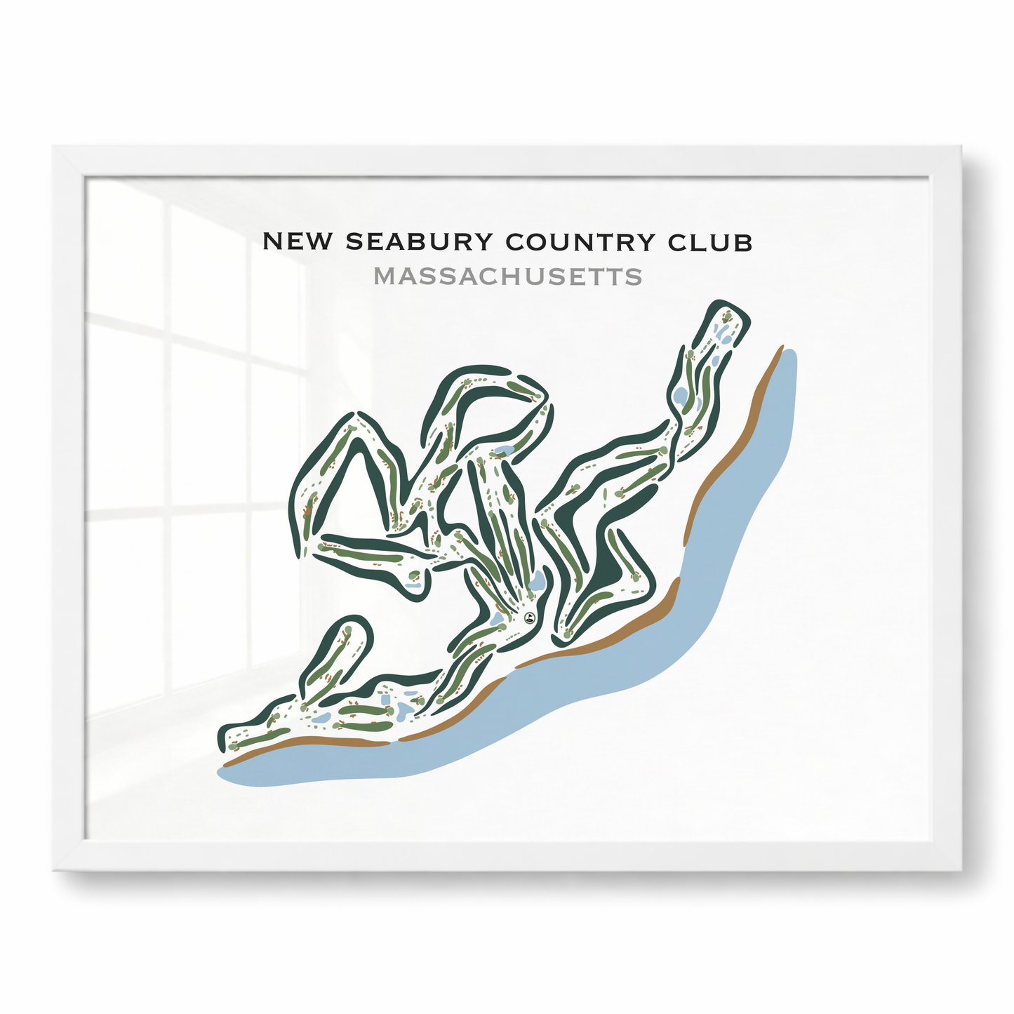 New Seabury Country Club, Massachusetts - Printed Golf Courses