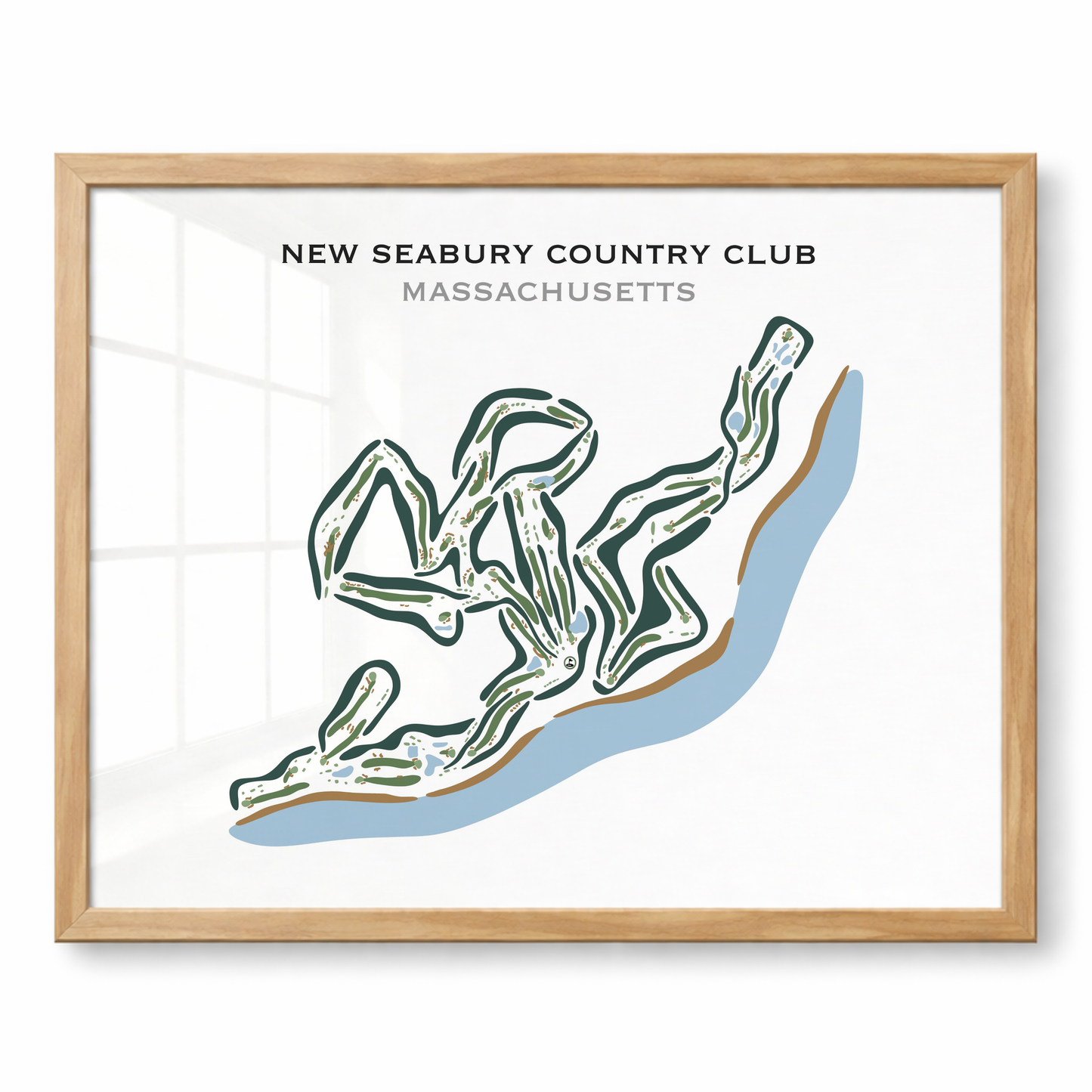 New Seabury Country Club, Massachusetts - Printed Golf Courses