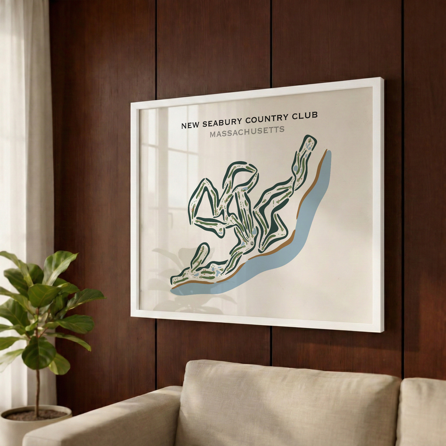 New Seabury Country Club, Massachusetts - Printed Golf Courses