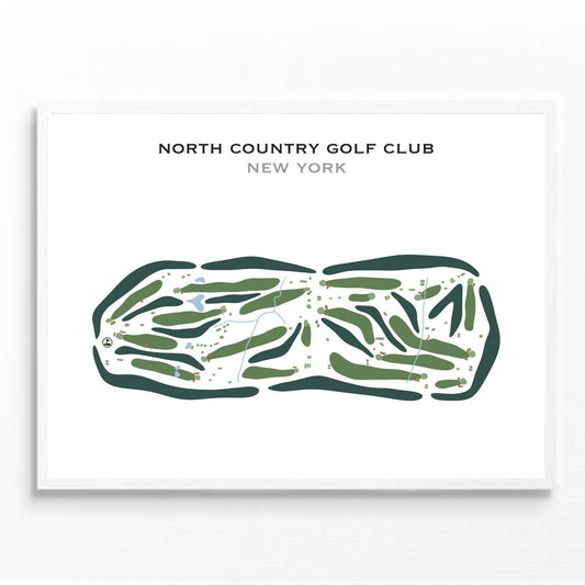 North Country Golf Club, New York - Printed Golf Courses
