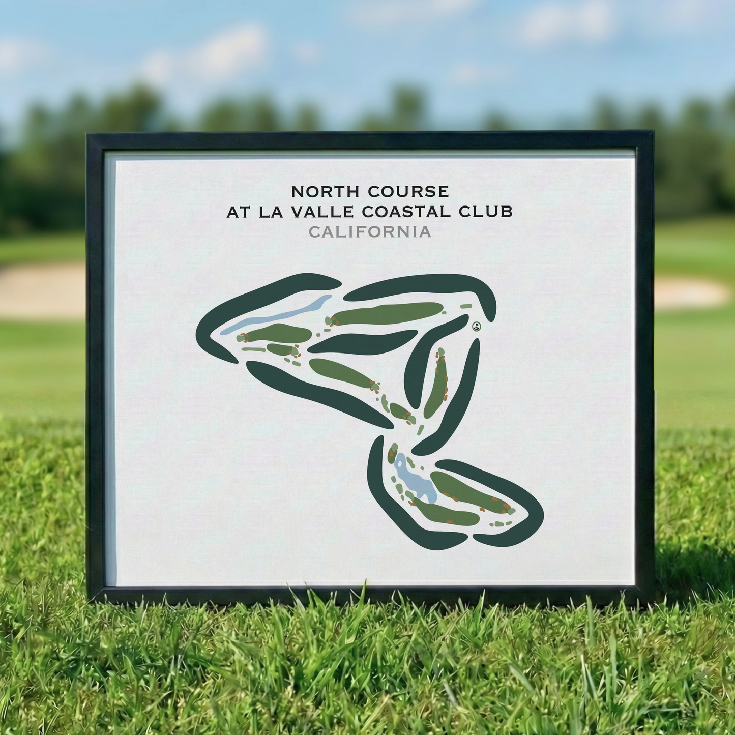 North Course at LaValle Coastal Club, California - Printed Golf Courses