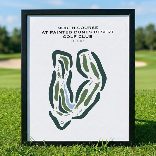North Course at Painted Dunes Desert Golf Course, Texas - Printed Golf Courses