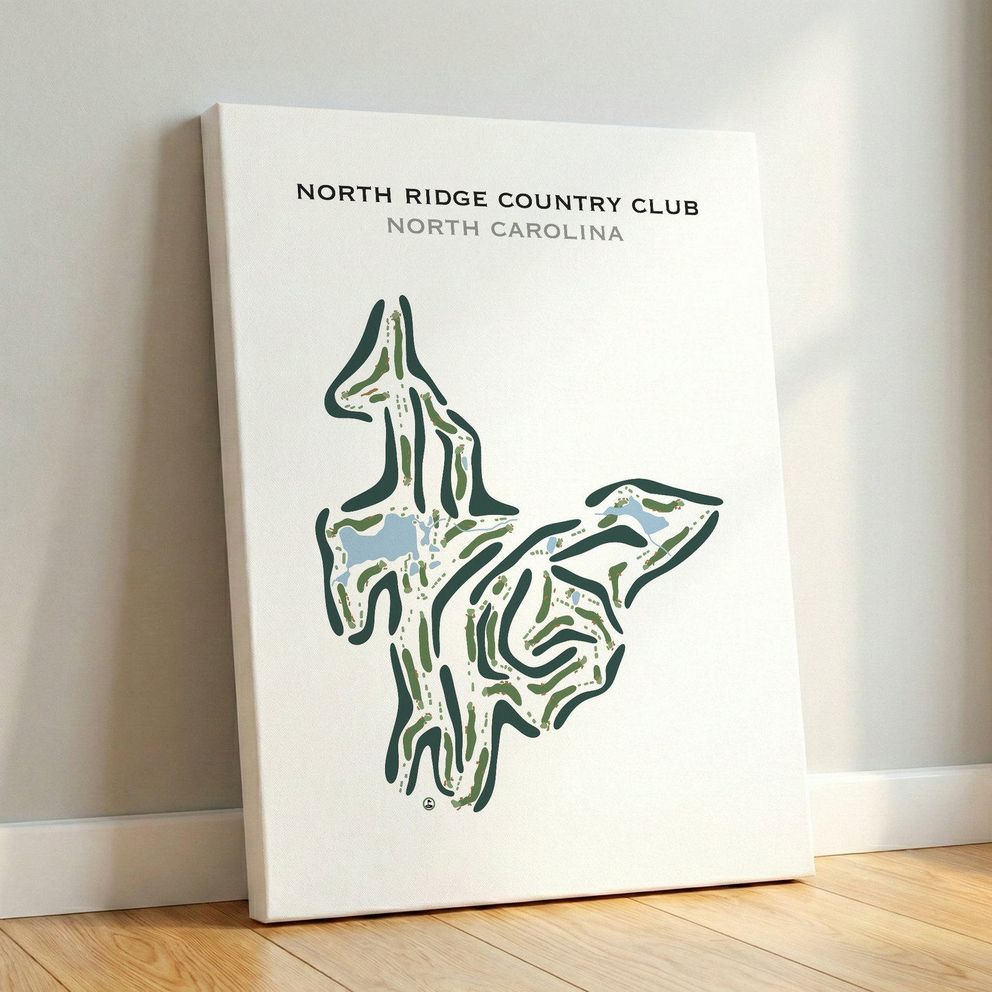 North Ridge Country Club, North Carolina - Printed Golf Course