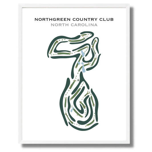 Northgreen Country Club, North Carolina - Printed Golf Courses
