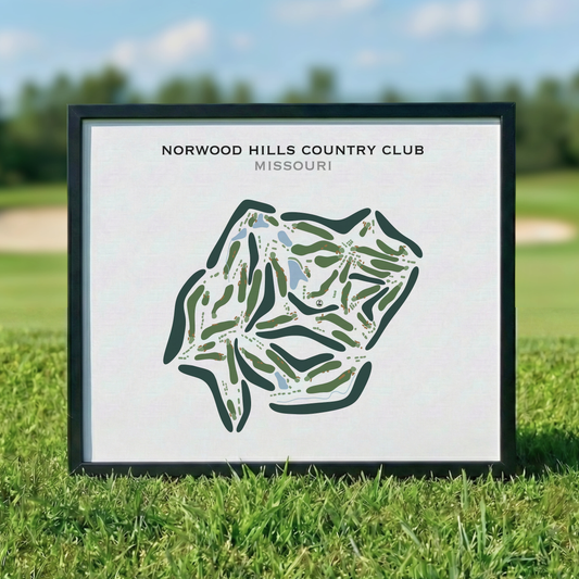 Norwood Hills Country Club, Missouri - Printed Golf Courses
