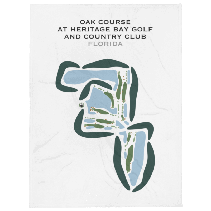Oak Course at Heritage Bay Golf & Country Club, Florida - Printed Golf Courses