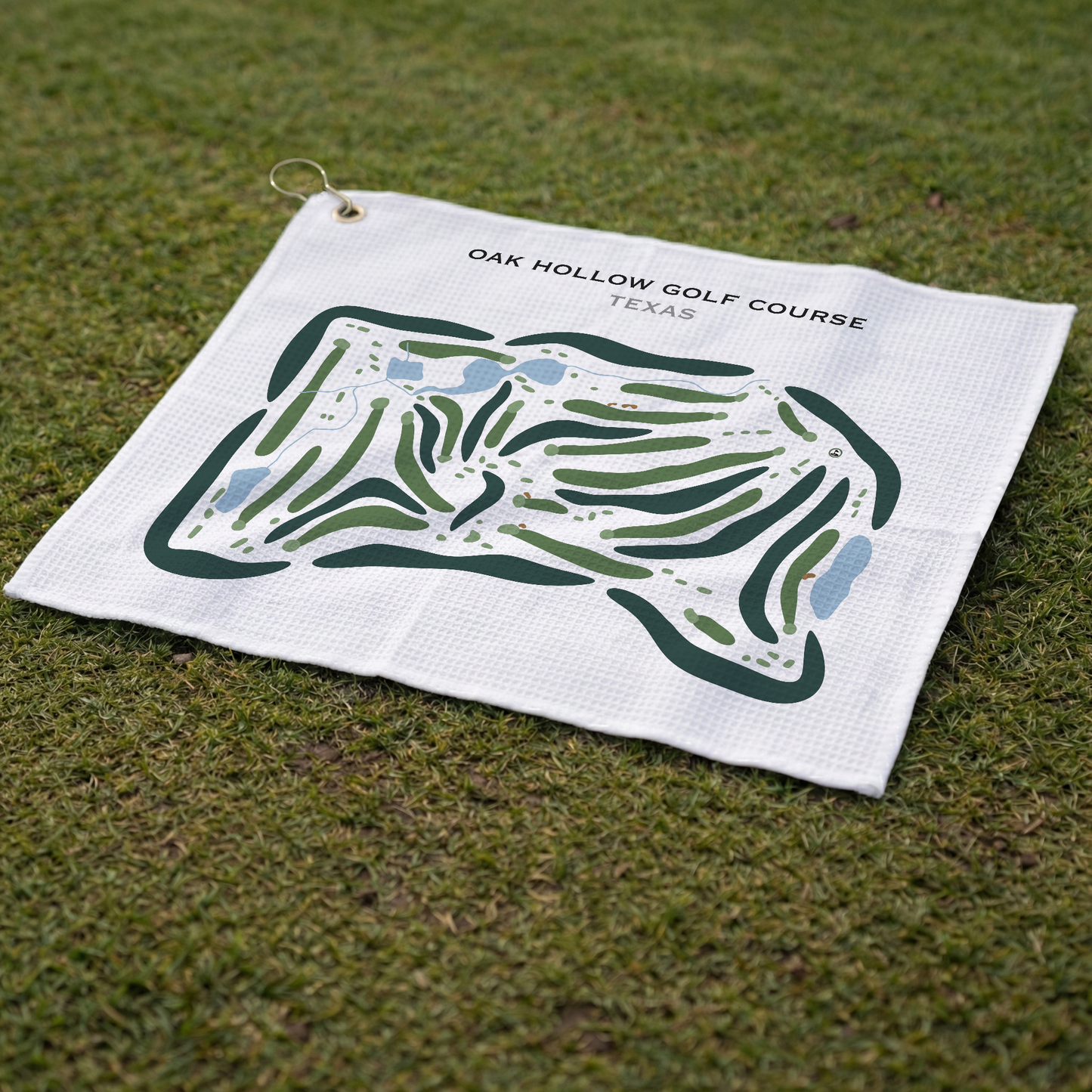 Oak Hollow Golf Course, Texas - Printed Golf Course