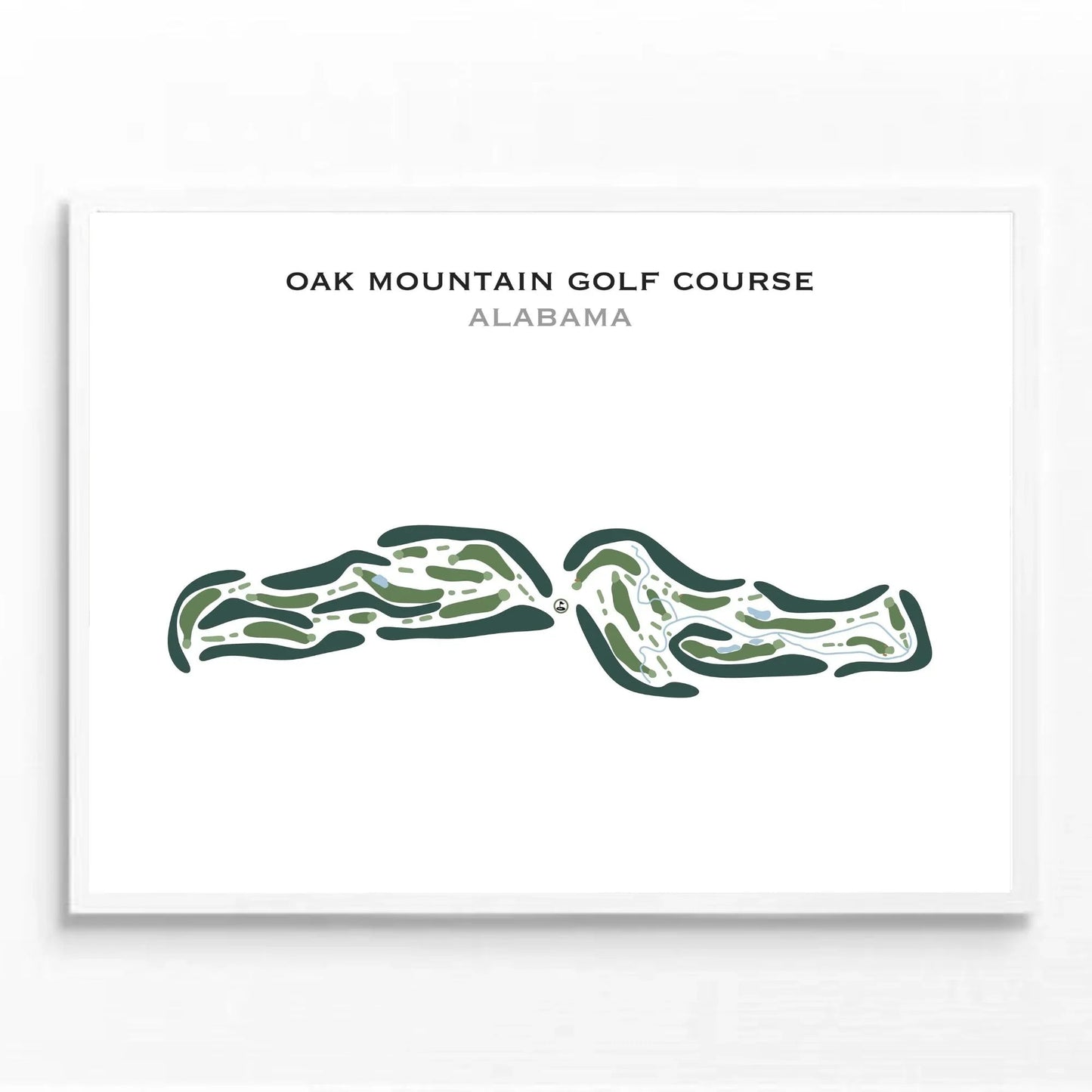 Oak Mountain Golf Course, Alabama - Printed Golf Course
