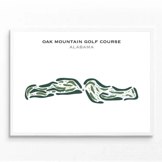 Oak Mountain Golf Course, Alabama - Printed Golf Course