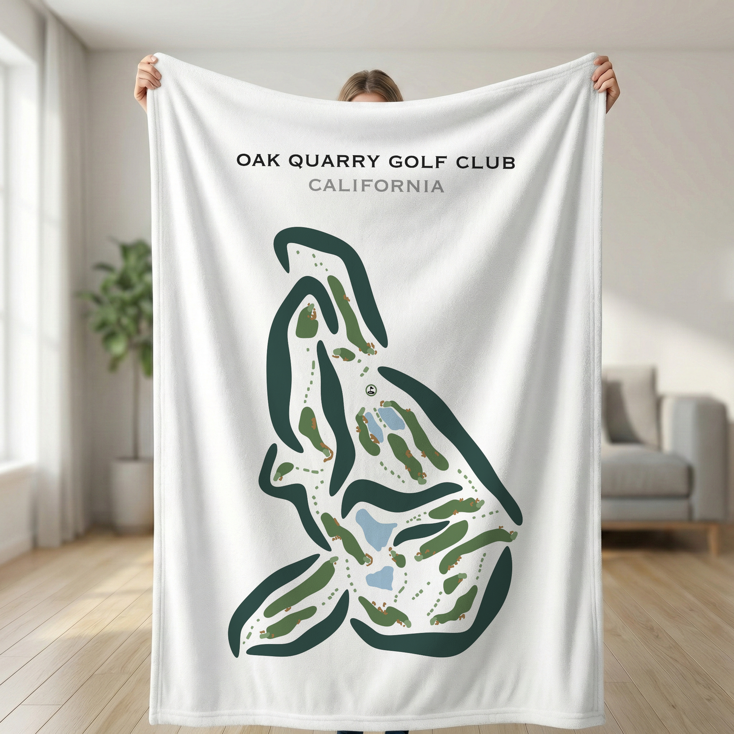 Oak Quarry Golf Club, California - Printed Golf Courses