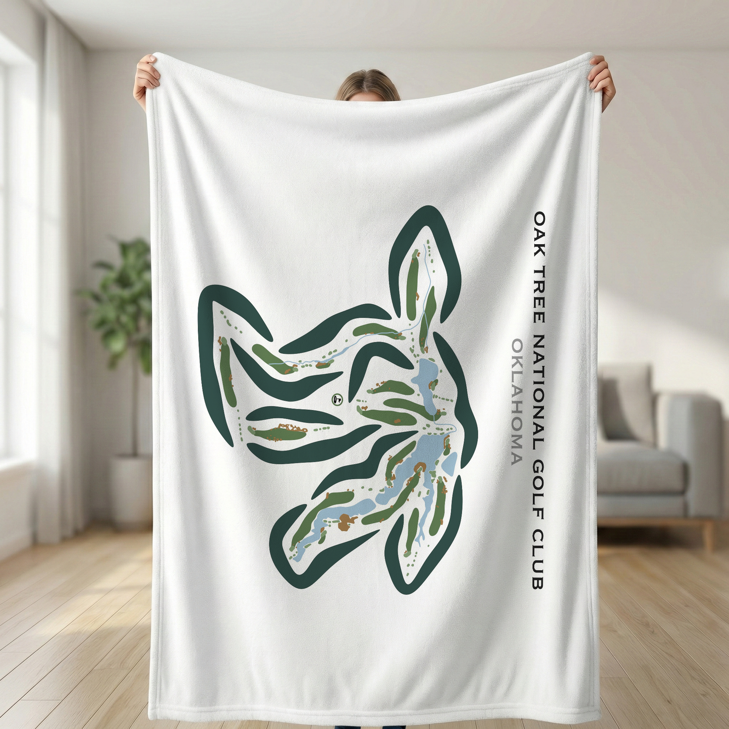 Oak Tree National Golf Club, Oklahoma - Printed Golf Courses