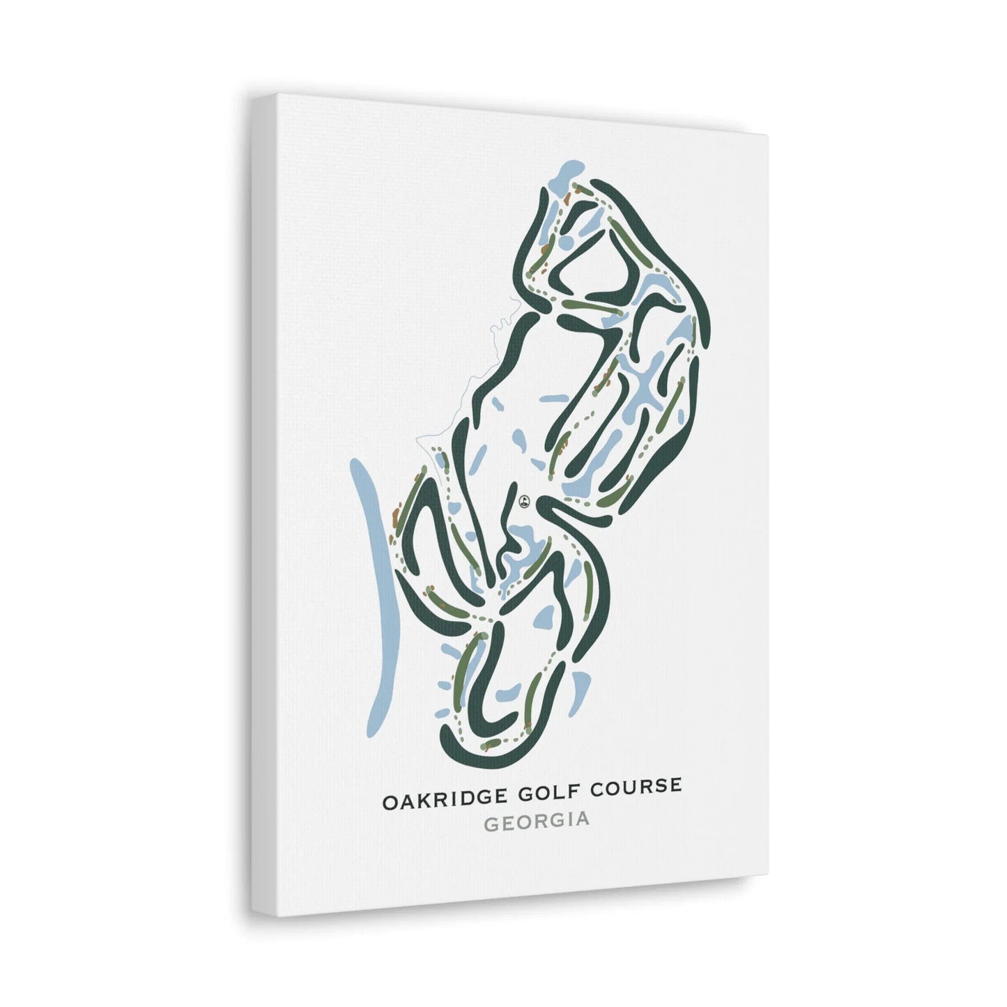 Oakridge Golf Course, Georgia - Printed Golf Courses