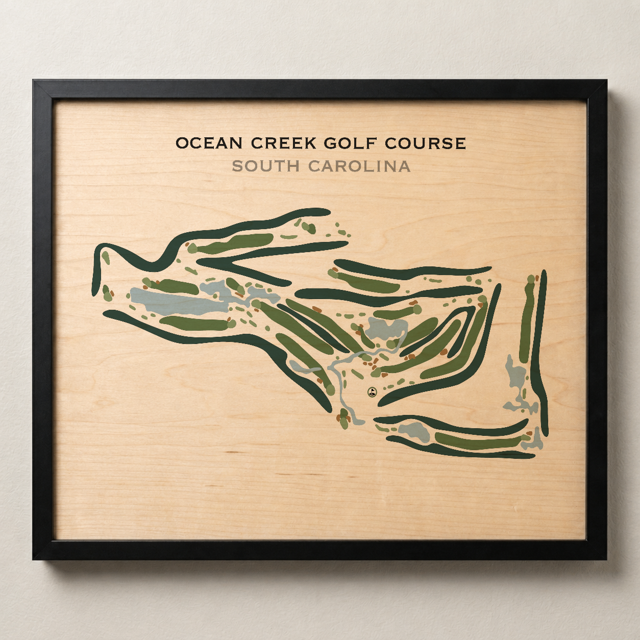 Ocean Creek Golf Course, South Carolina - Printed Golf Course