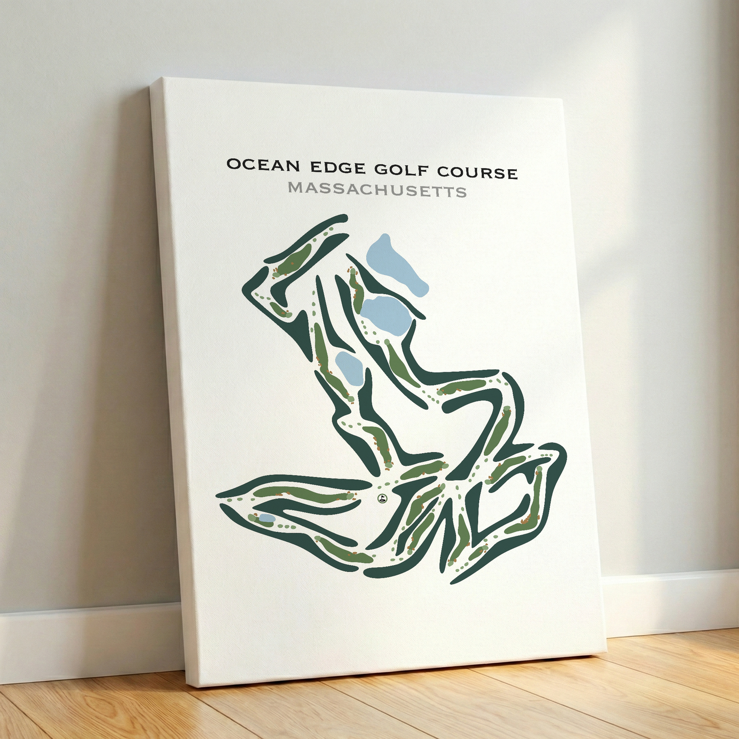 Ocean Edge Golf Course, Massachusetts - Printed Golf Courses