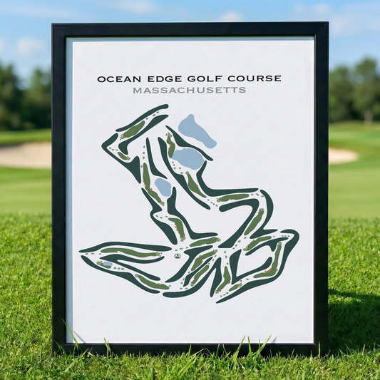Ocean Edge Golf Course, Massachusetts - Printed Golf Courses