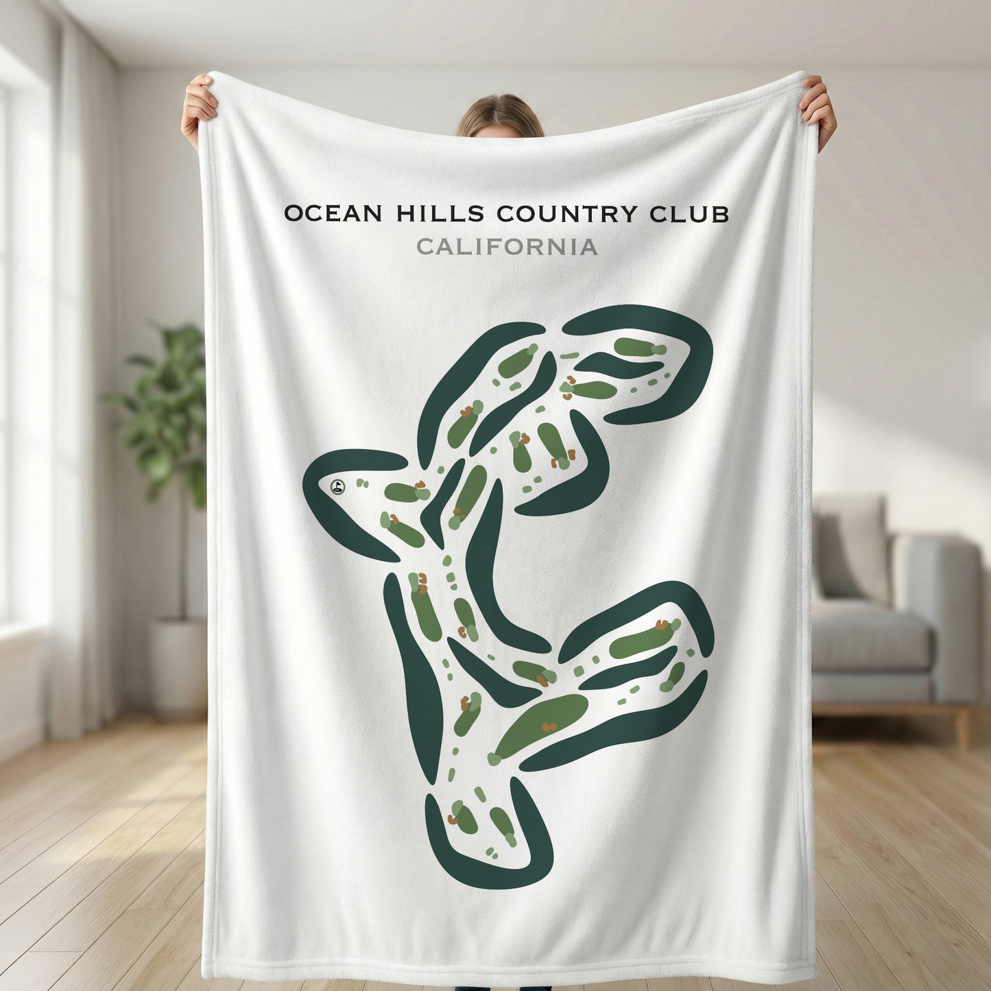 Ocean Hills Country Club, California - Printed Golf Courses
