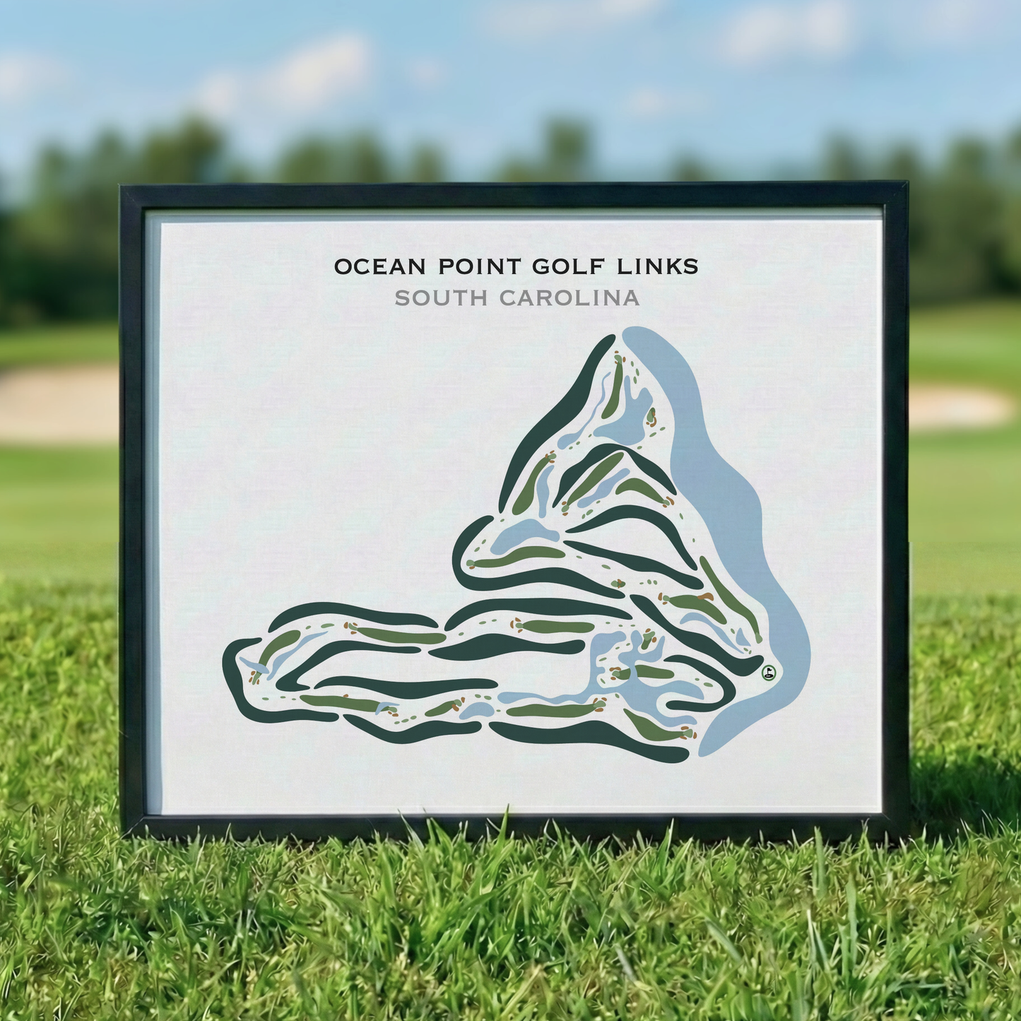 Ocean Point Golf Course, South Carolina - Printed Golf Courses