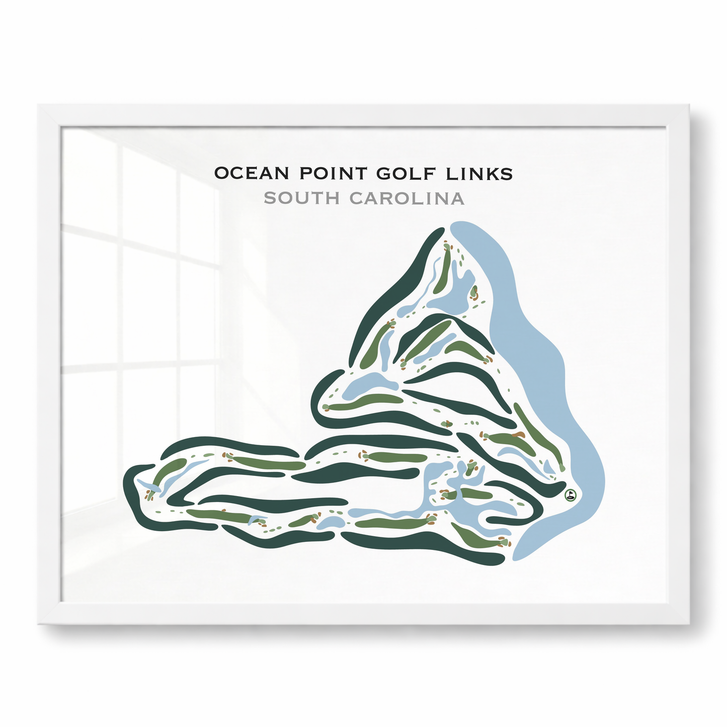 Ocean Point Golf Course, South Carolina - Printed Golf Courses